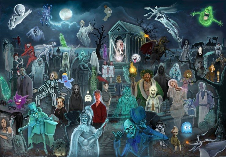 Can You Name the 60 Different Pop Culture Ghosts Hidden in This Awesome Piece of Art?